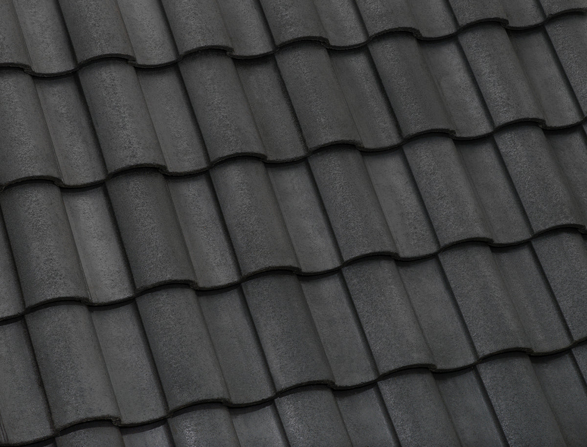 Eagle Capistrano Dark Charcoal Range roof tile