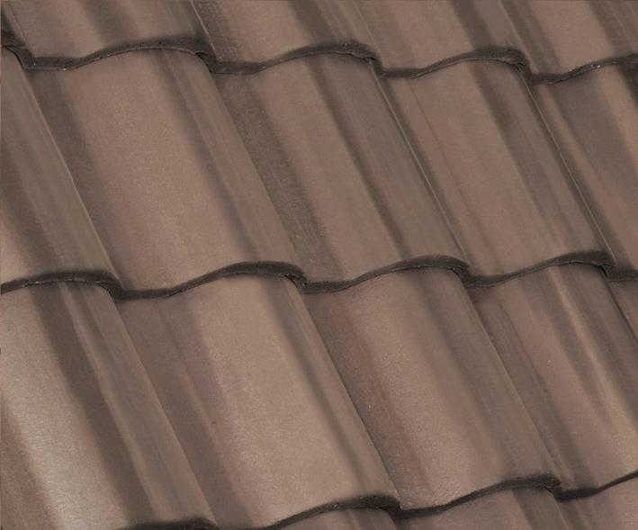 Crown Sanibel Barkwood roof tile