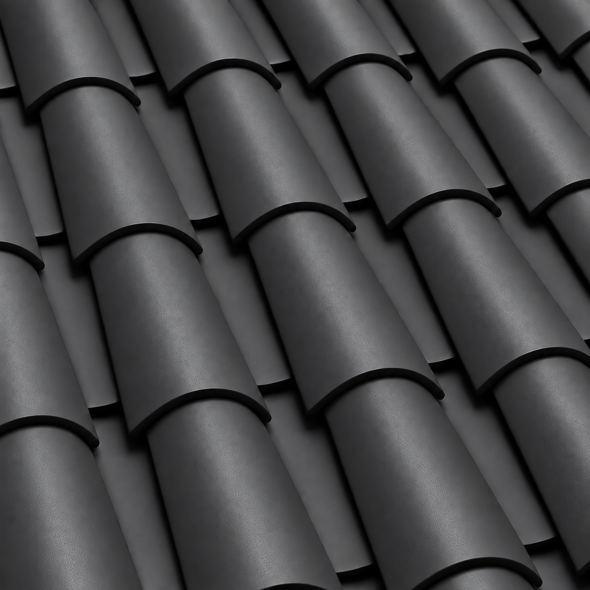Santafé Mission Barrel Charcoal roof tile