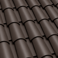 Santafé Mission Barrel Cocoa roof tile