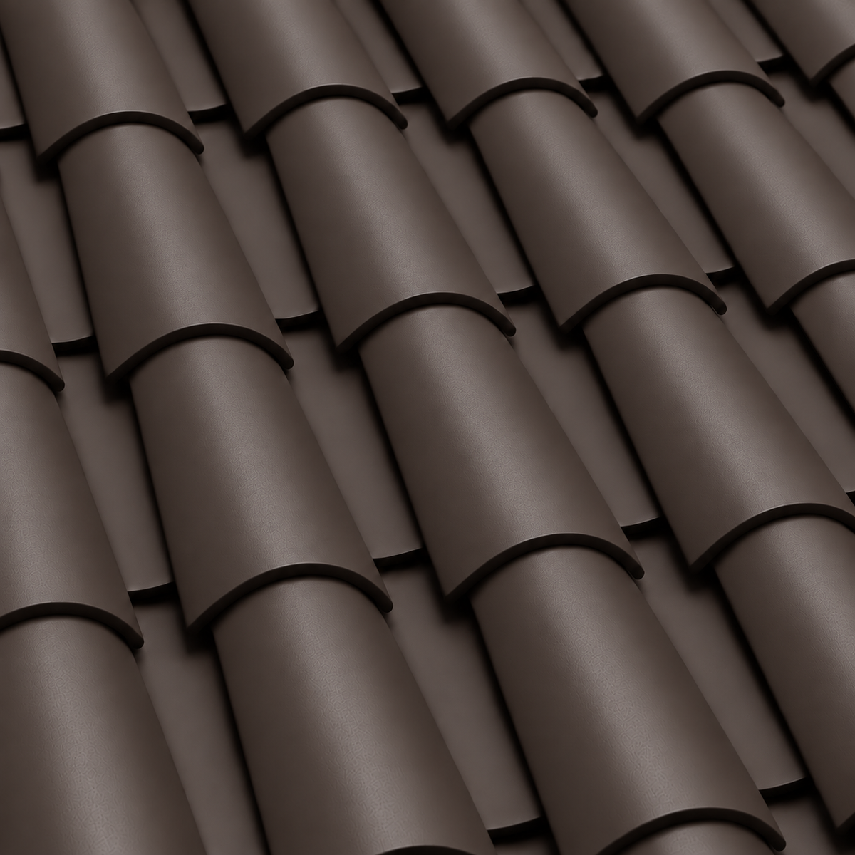 Santafé Mission Barrel Cocoa roof tile