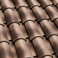 Santafé Mission Barrel Coffee Fumè roof tile