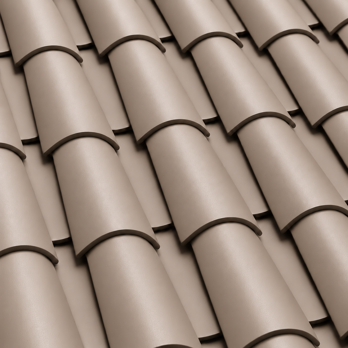 Santafé Mission Barrel Coffee roof tile