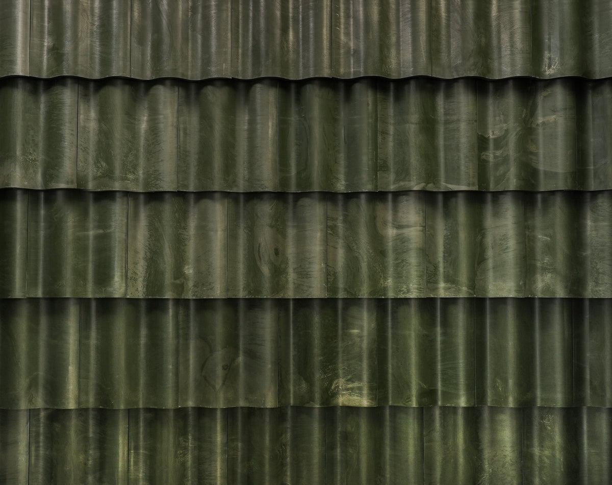 Brava Spanish Pine Green roof tile