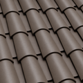 Verea Barrel Graphite roof tile