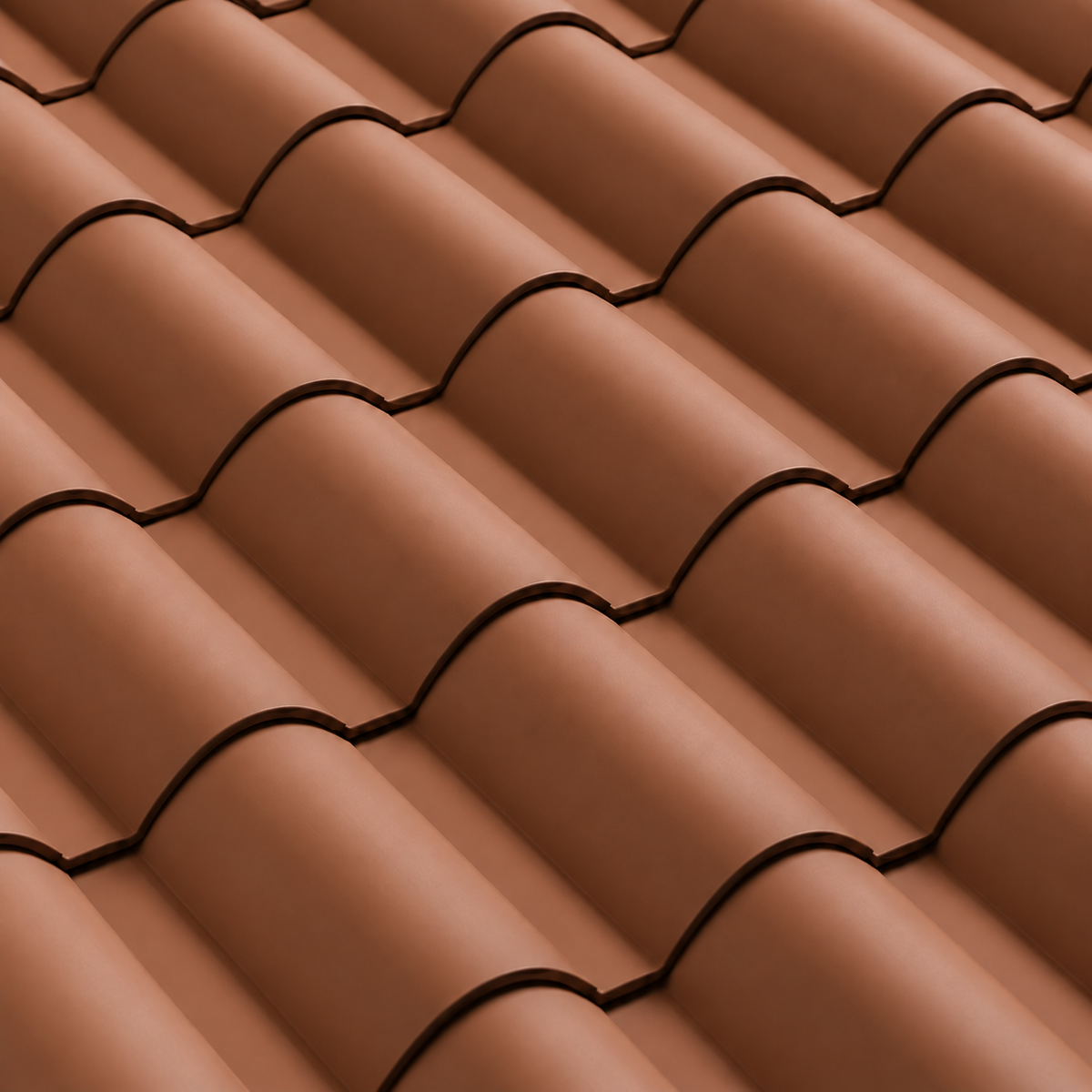 Verea Caribbean S Brown roof tile