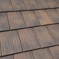 Verea Flat Woodshake Brown/Fumé roof tile