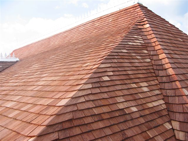 Wallaba Wood Shake roof tile