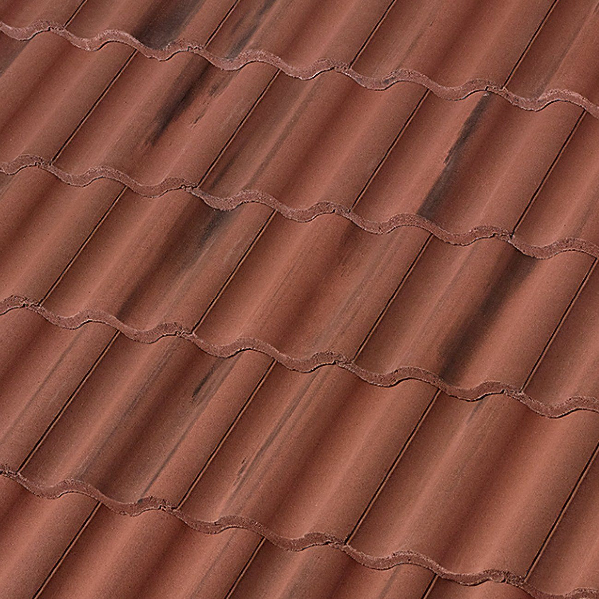 Westlake Estate Spanish Clay Black Antique roof tile